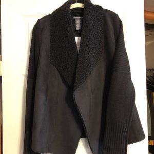Black Sweater Coat— brand new with tags!
